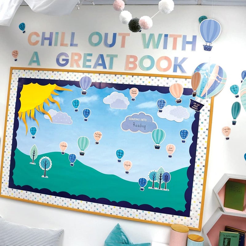 Creative Teaching Press Calm & Cool Hot Air Balloons Cut Outs, 6 in, CTP 8666 - Image 4